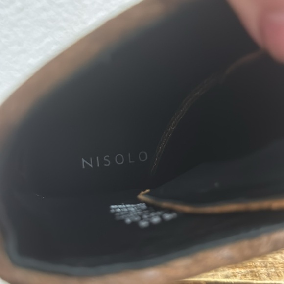 Nisolo All Weather Andres Men’s Waxed Brown Leather Boots Size 8.5 - Picture 8 of 8